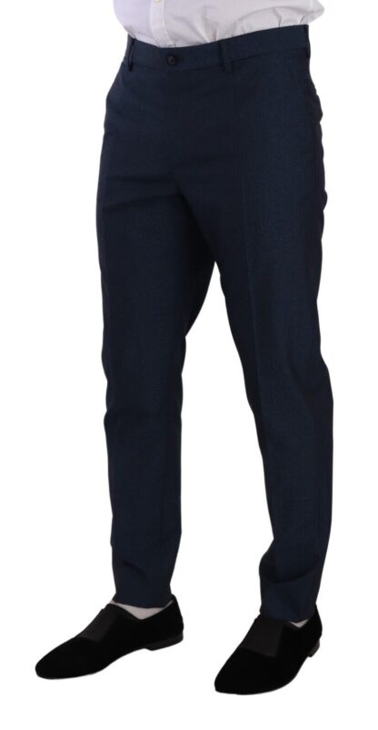 Dolce & Gabbana - Elegant Slim Fit Dress Pants in Dark Blue