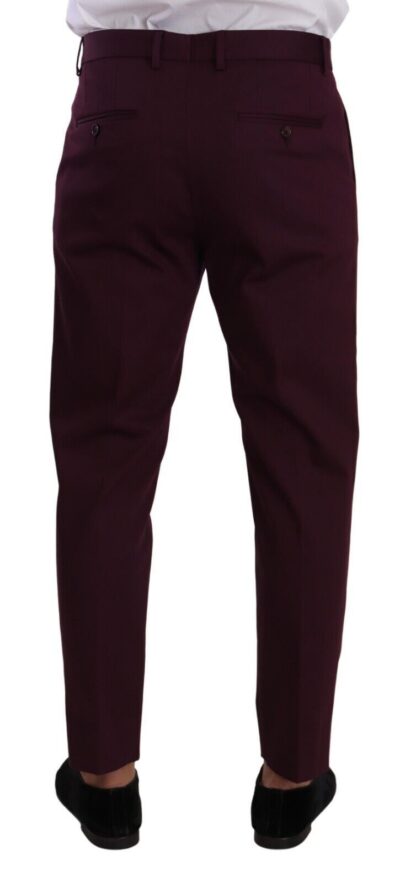 Dolce & Gabbana - Elegant Purple Chinos for the Modern Man