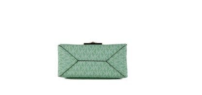 Michael Kors - Cece Small Sea Green Signature PVC Convertible Flap Crossbody Bag