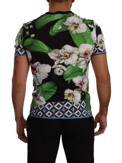 Dolce & Gabbana - Elegant Floral Print Crewneck Tee