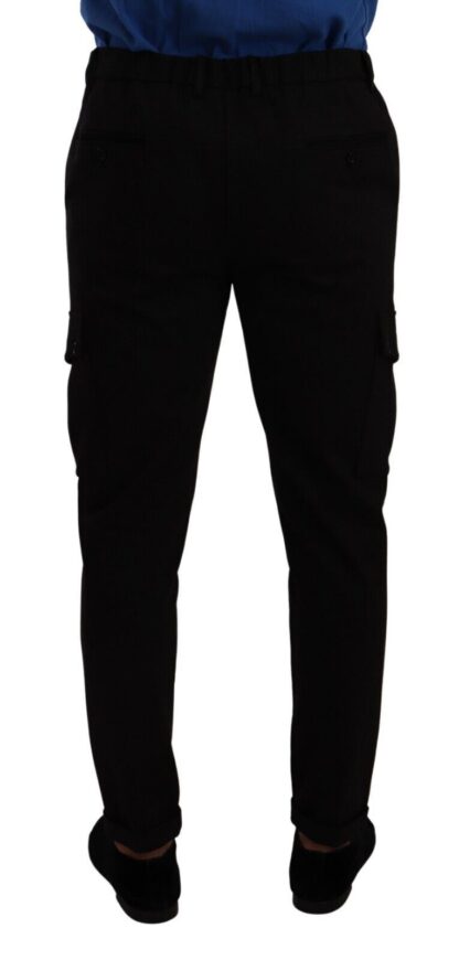 Dolce & Gabbana - Elegant Black Slim Fit Cargo Pants