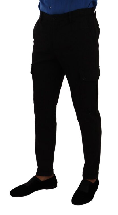 Dolce & Gabbana - Elegant Black Slim Fit Cargo Pants