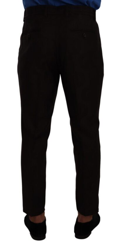 Dolce & Gabbana - Elegant Burgundy Wool Jogger Pants