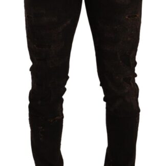 Dolce & Gabbana - Elegant Slim Fit Skinny Jeans in Dark Blue