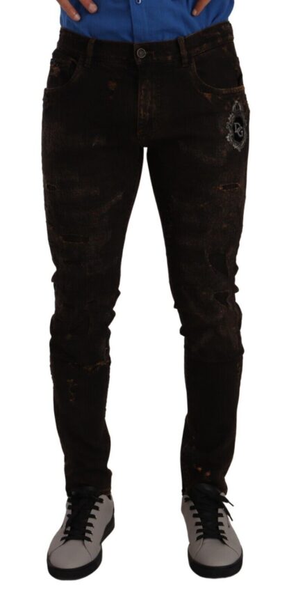 Dolce & Gabbana - Svelte Distressed Denim Elegance