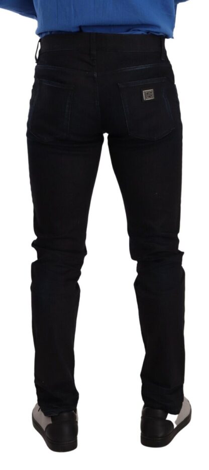 Dolce & Gabbana - Elegant Slim Fit Skinny Jeans in Dark Blue