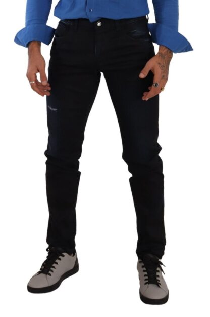 Dolce & Gabbana - Elegant Slim Fit Skinny Jeans in Dark Blue