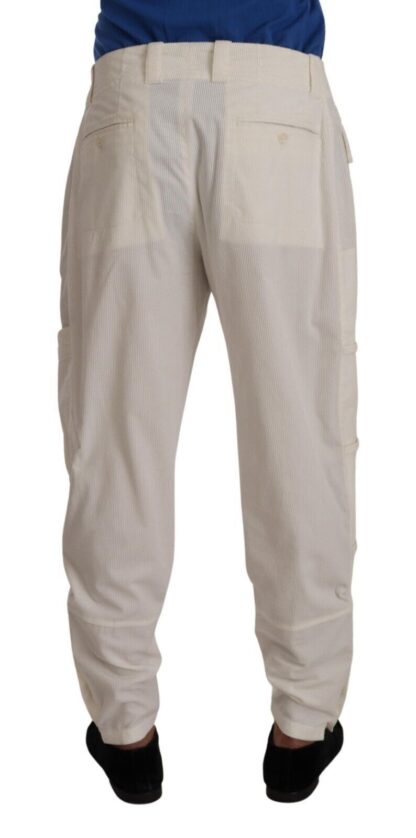 Dolce & Gabbana - Elegant Off White Cargo Pants - Regular Fit