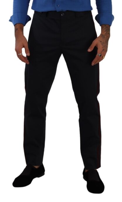 Dolce & Gabbana - Chic Slim Fit Chinos Pants in Blue