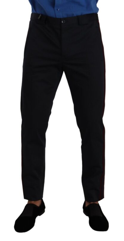 Dolce & Gabbana - Chic Slim Fit Chinos Pants in Blue