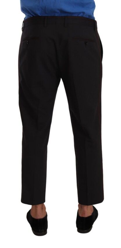 Dolce & Gabbana - Elegant Cropped Wool Stretch Pants