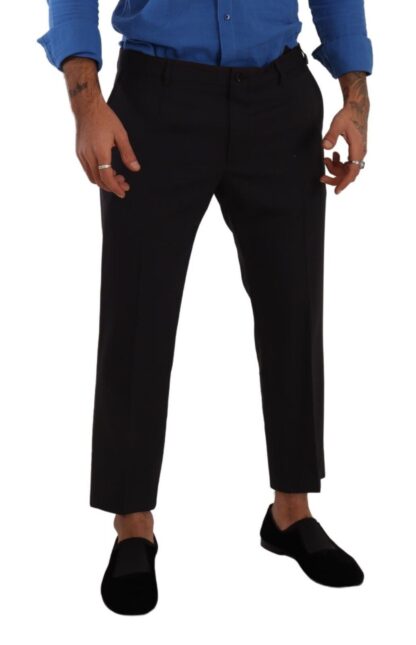 Dolce & Gabbana - Elegant Cropped Wool Stretch Pants