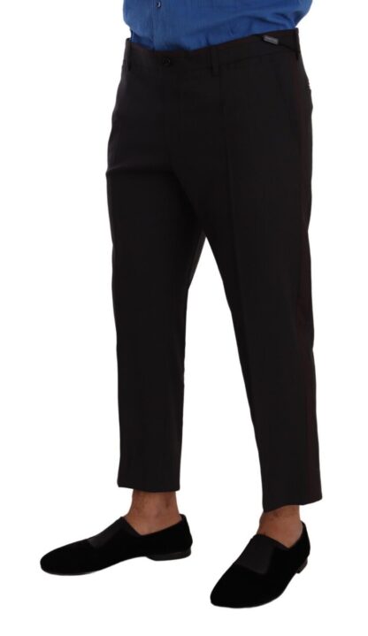 Dolce & Gabbana - Elegant Cropped Wool Stretch Pants