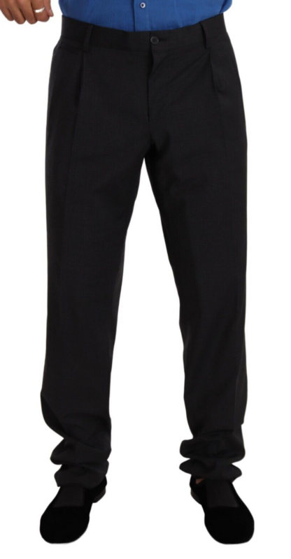 Dolce & Gabbana - Elegant Gray Formal Men's Trousers