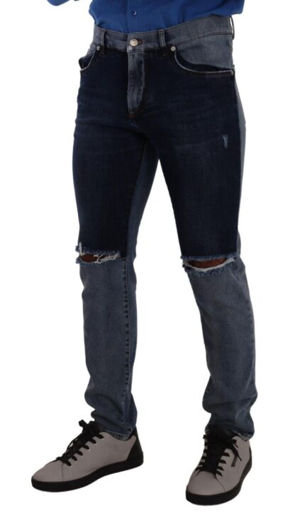 Dolce & Gabbana - Chic Slim Fit Tattered Denim