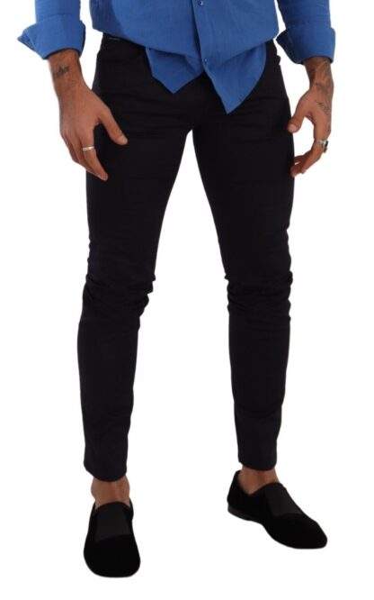 Dolce & Gabbana - Sleek Dark Blue Slim Fit Skinny Jeans