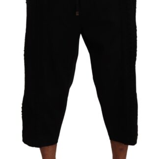 Dolce & Gabbana - Elegant Dark Blue Skinny Jogging Pants