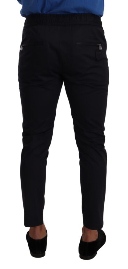 Dolce & Gabbana - Elegant Dark Blue Skinny Jogging Pants