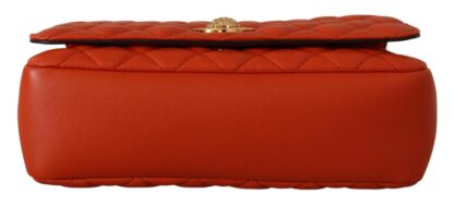 Versace - Elegant Red Nappa Leather Shoulder Bag