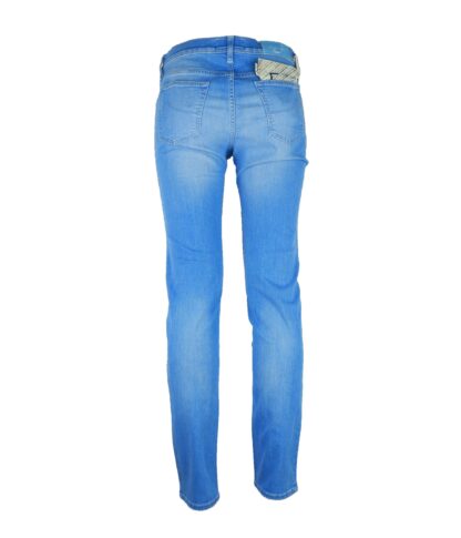 Jacob Cohen - Light Blue Cotton Women Jean