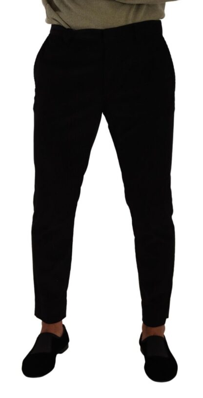 Dolce & Gabbana - Elegant Slim Fit Corduroy Skinny Pants