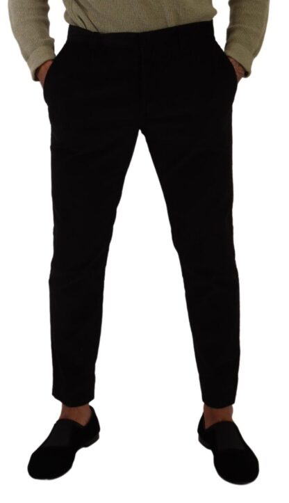 Dolce & Gabbana - Elegant Slim Fit Corduroy Skinny Pants