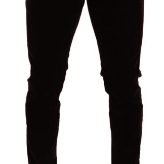 Dolce & Gabbana - Elegant Black Cotton Dress Pants