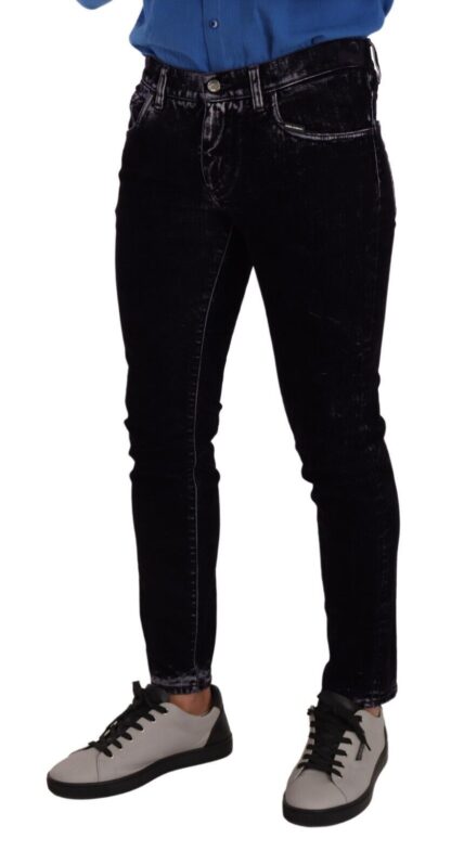 Dolce & Gabbana - Elegant Purple Slim Fit Skinny Jeans