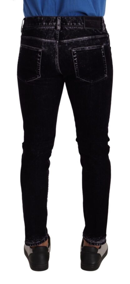 Dolce & Gabbana - Elegant Purple Slim Fit Skinny Jeans