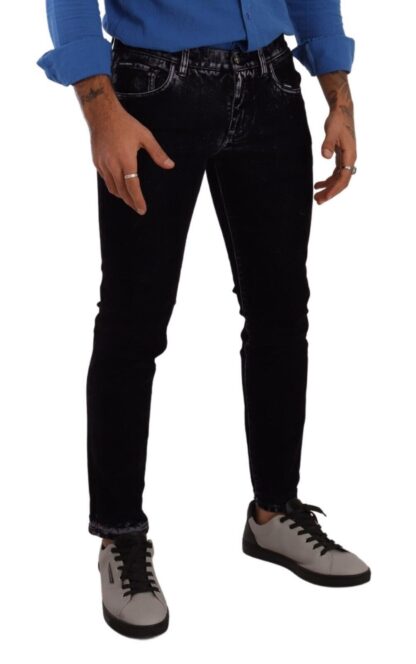 Dolce & Gabbana - Elegant Purple Slim Fit Skinny Jeans