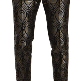 Dolce & Gabbana - Chic Slim Fit Brown Denim Jeans