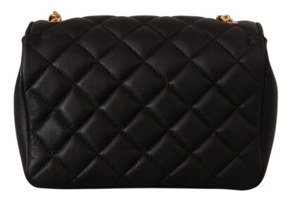 Versace - Elegant Quilted Nappa Leather Shoulder Bag