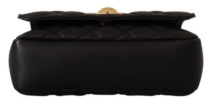 Versace - Elegant Quilted Nappa Leather Shoulder Bag