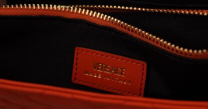 Versace - Red Nappa Leather Evening Shoulder Bag