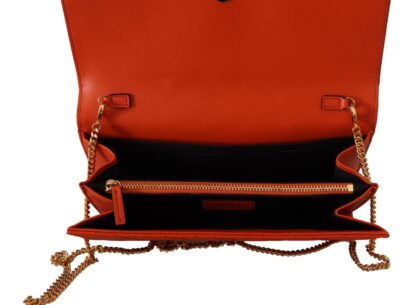 Versace - Red Nappa Leather Evening Shoulder Bag