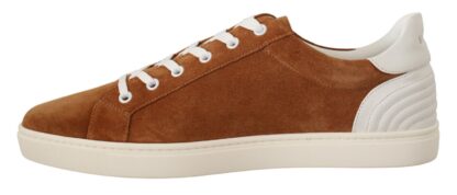 Dolce & Gabbana - Elegant Two-Tone Leather Sneakers