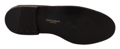 Dolce & Gabbana - Chic Blue Leather Loafers for the Modern Gentleman