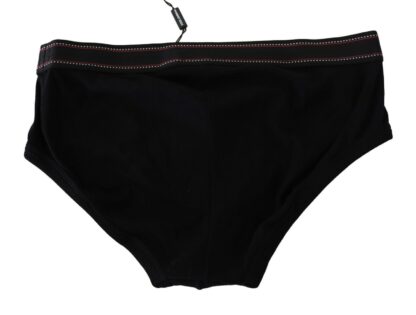 Dolce & Gabbana - Sleek Black Brando Brief with Iconic Waistband