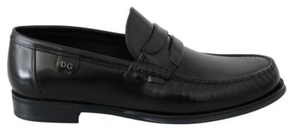 Dolce & Gabbana - Elegant Black Leather Loafers for Men