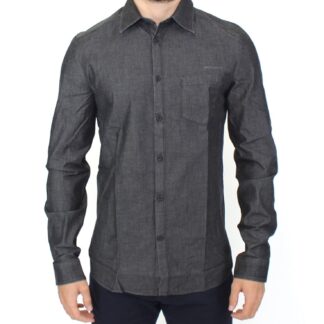 Baldinini Trend - Black Polyester Men Shirt