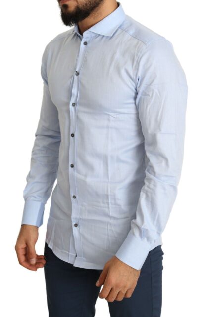 Dolce & Gabbana - Elegant Light Blue Slim Fit Dress Shirt