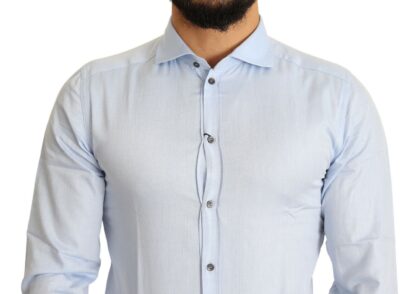 Dolce & Gabbana - Elegant Light Blue Slim Fit Dress Shirt