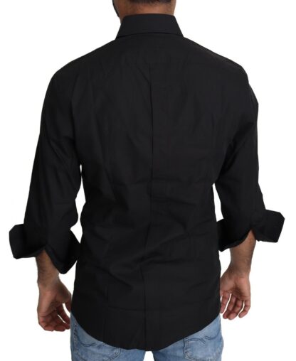 Dolce & Gabbana - Elegant Black Slim Fit Dress Shirt