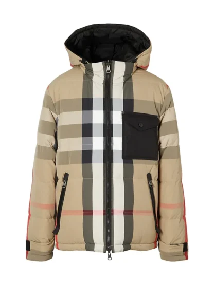 Burberry - Elegant Beige Long Down Jacket