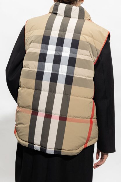 Burberry - Elegant Beige Lightweight Quilted Vest