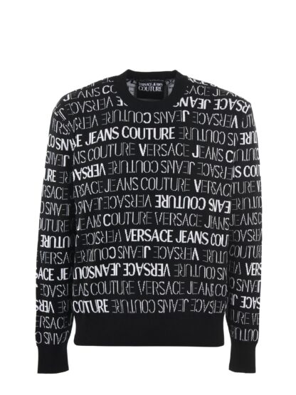 Versace Jeans - Elegant Monochrome Logo Sweater