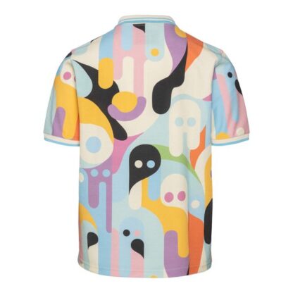 Pharmacy Industry - Multicolored Fantasy Print Polo Shirt