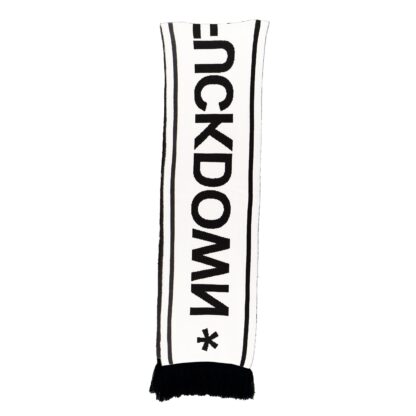 Comme Des Fuckdown - Black Acrylic Men Scarf