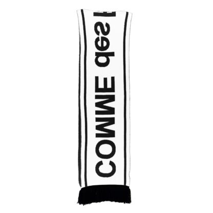 Comme Des Fuckdown - Black Acrylic Men Scarf