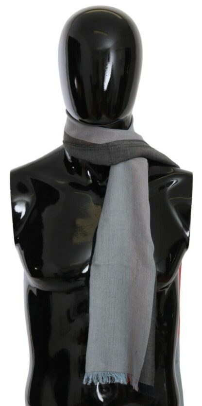 Dolce & Gabbana - Elegant Gray Italian Cotton Scarf